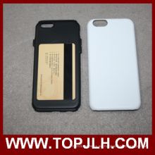 3D PC + doble protegido caso sublimación teléfono TPU para el iPhone 6 Plus
